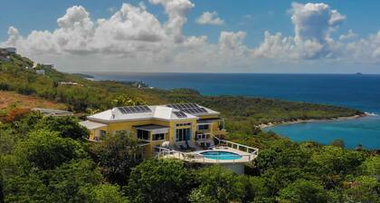 Home with panoramic views with access to private beach!