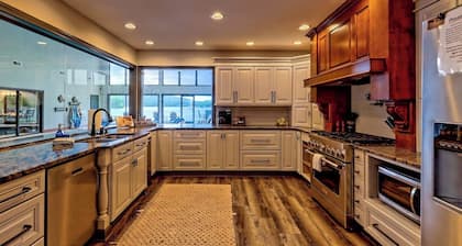 Lake Haven on Chatuge By Chatuge Home Concierge<br> Indoor Pool, covered boat slip, swim dock, hot tub, firepit , beach sand volleyball , kayaks
