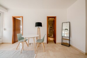 Signature Apartment, 1 Queen Bed, Non Smoking | Dining room - Stylish Minimalism in Kirchberg (Luxembourg City)