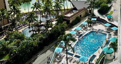Resort Style with Hula Show, Fireworks and even Tiki Torches!