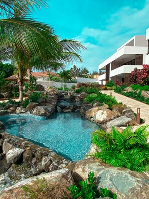 Pool - Lxry Apartment Jan Sofat With Private Pool (Willemstad)