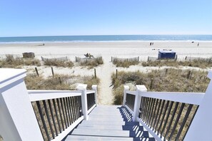 On the beach