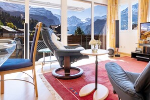 TV, DVD player - Chalet Hannegg 2 (Wengen)