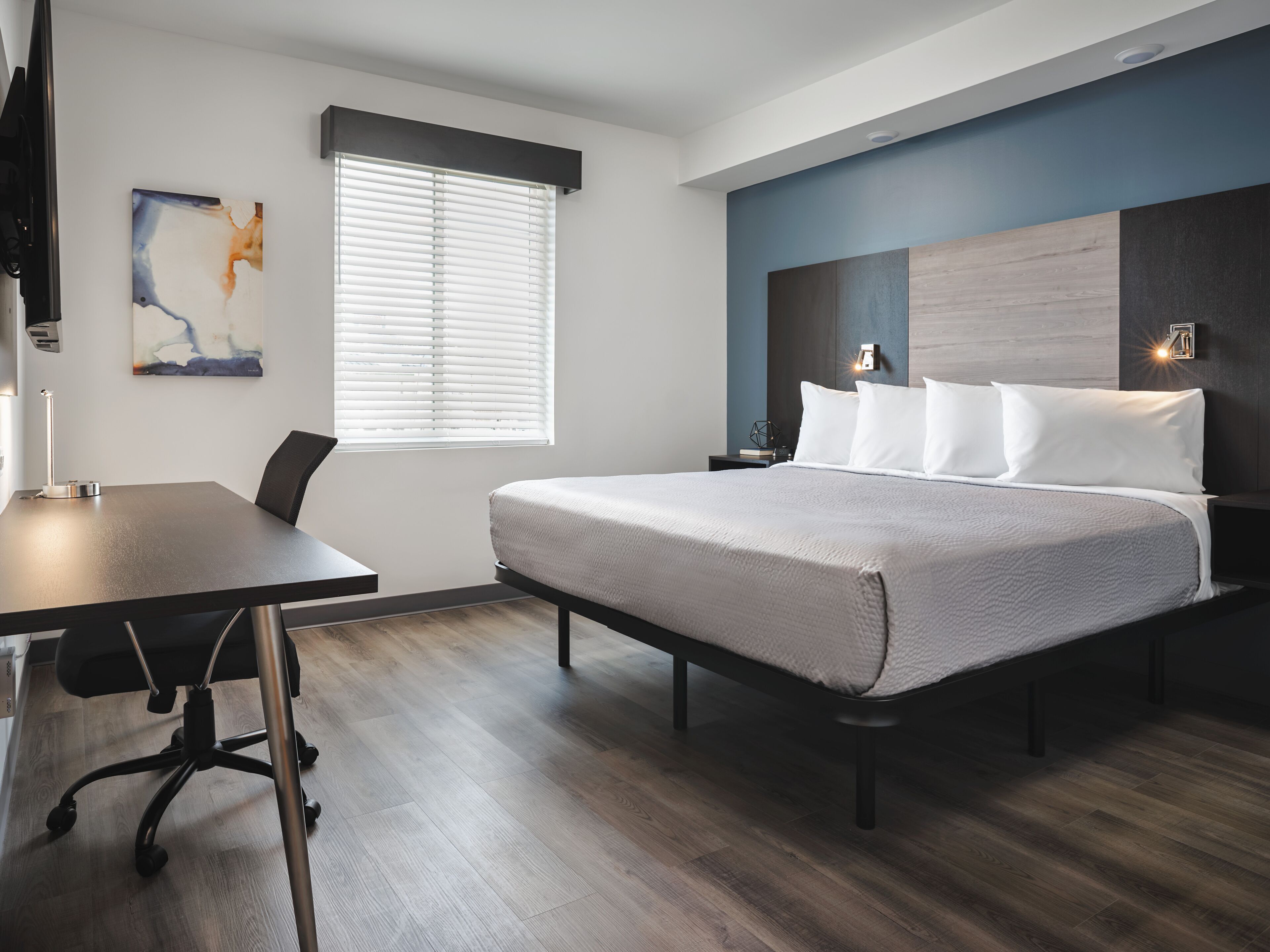 1 Schlafzimmer, Schreibtisch, Verdunkelungsvorhänge