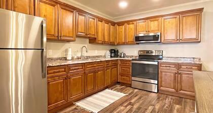 Full Kitchen // Spacious Living Room // Walk to Mineral Springs and Restaurants