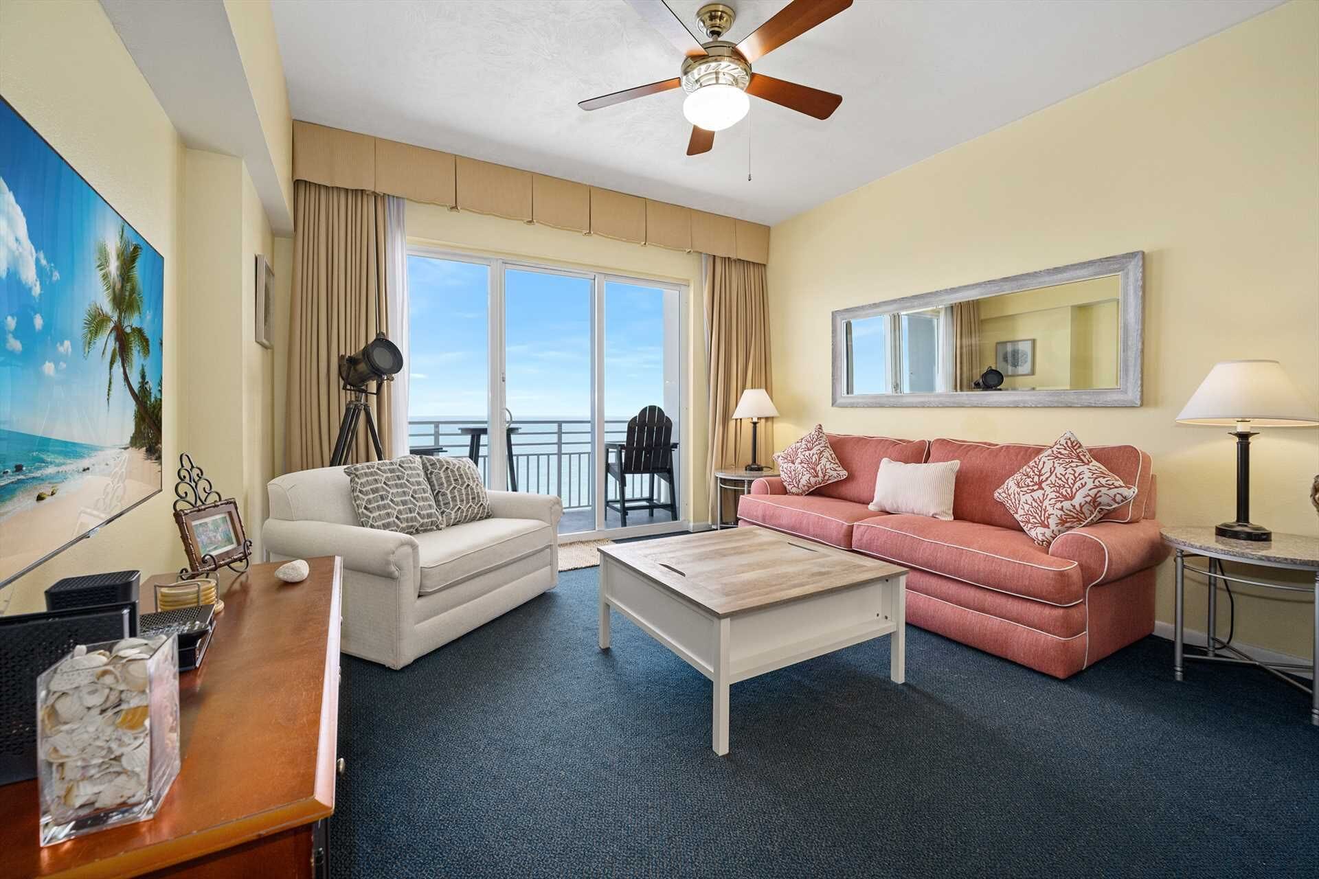 Luxury 19th Floor 1 BR Condo Direct Oceanfront Wyndham Ocean Walk Resort Daytona Beach | 1907