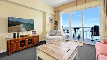 Een televisie en videogames