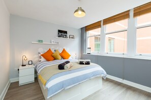 1 多间卧室、熨斗/熨衣板、免费 WiFi、床单