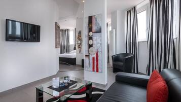 Televisión LCD de 32 pulgadas con canales por cable y televisión