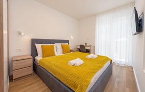 1 Schlafzimmer, kostenloses WLAN, Bettwäsche