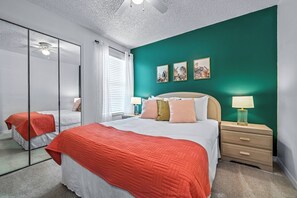 3 chambres, fer et planche à repasser, lit parapluie, Wi-Fi gratuit