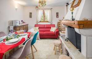 Fernseher, Kamin