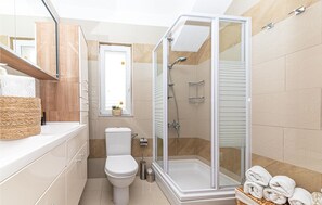 Shower, hair dryer