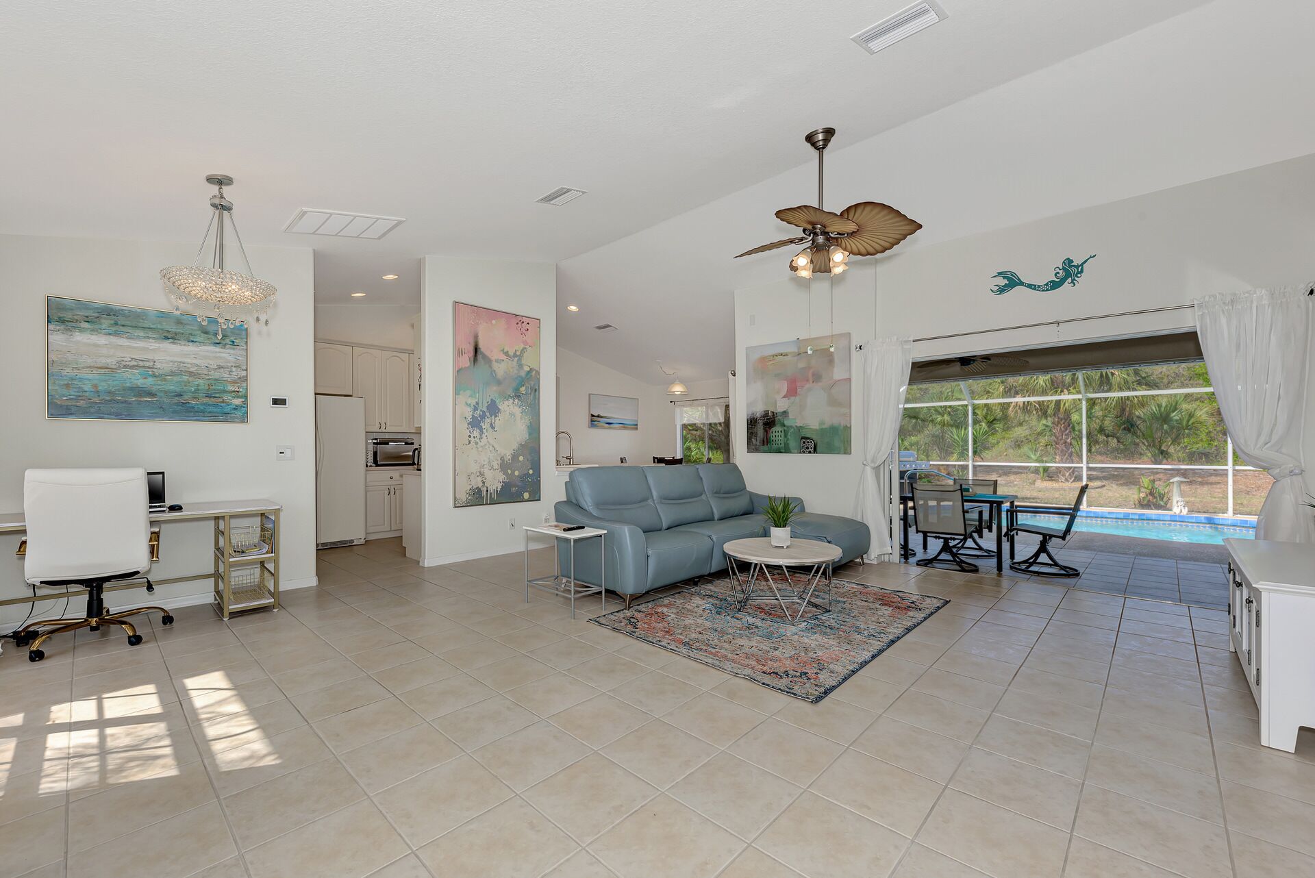 Charming 3/2 Home W/Saltwater & Heated Pool Near Several Beautiful Beaches 