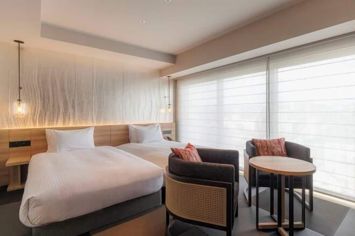 1 habitación y ropa de cama de alta calidad