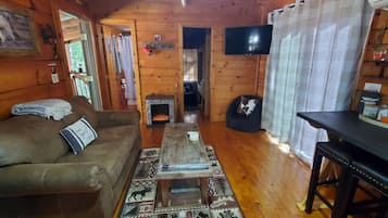 Smart TV y chimenea