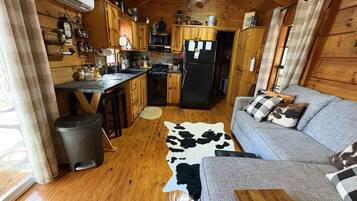 Smart-tv och eldstad