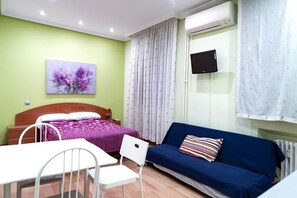 1 dormitorio, Internet, ropa de cama