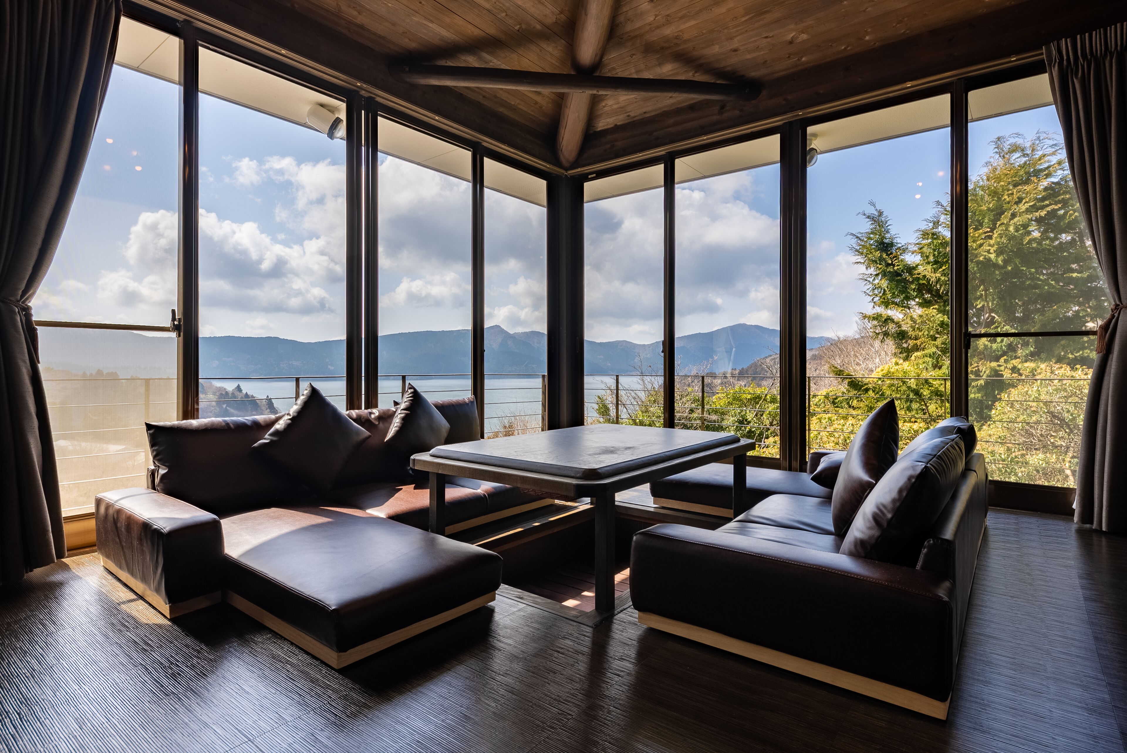 Deluxe Penthouse | Living area | 43-inch flat-screen TV with cable channels, TV