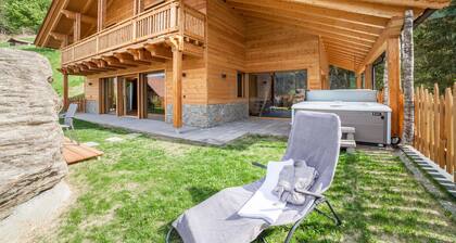 Bergchalet 'Heidi und Peter' mit Bergblick, Sauna, Whirlpool, Garten und WLAN