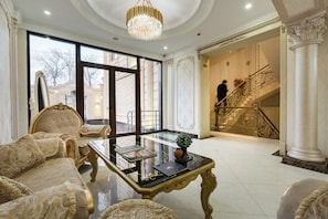 Interior entrance