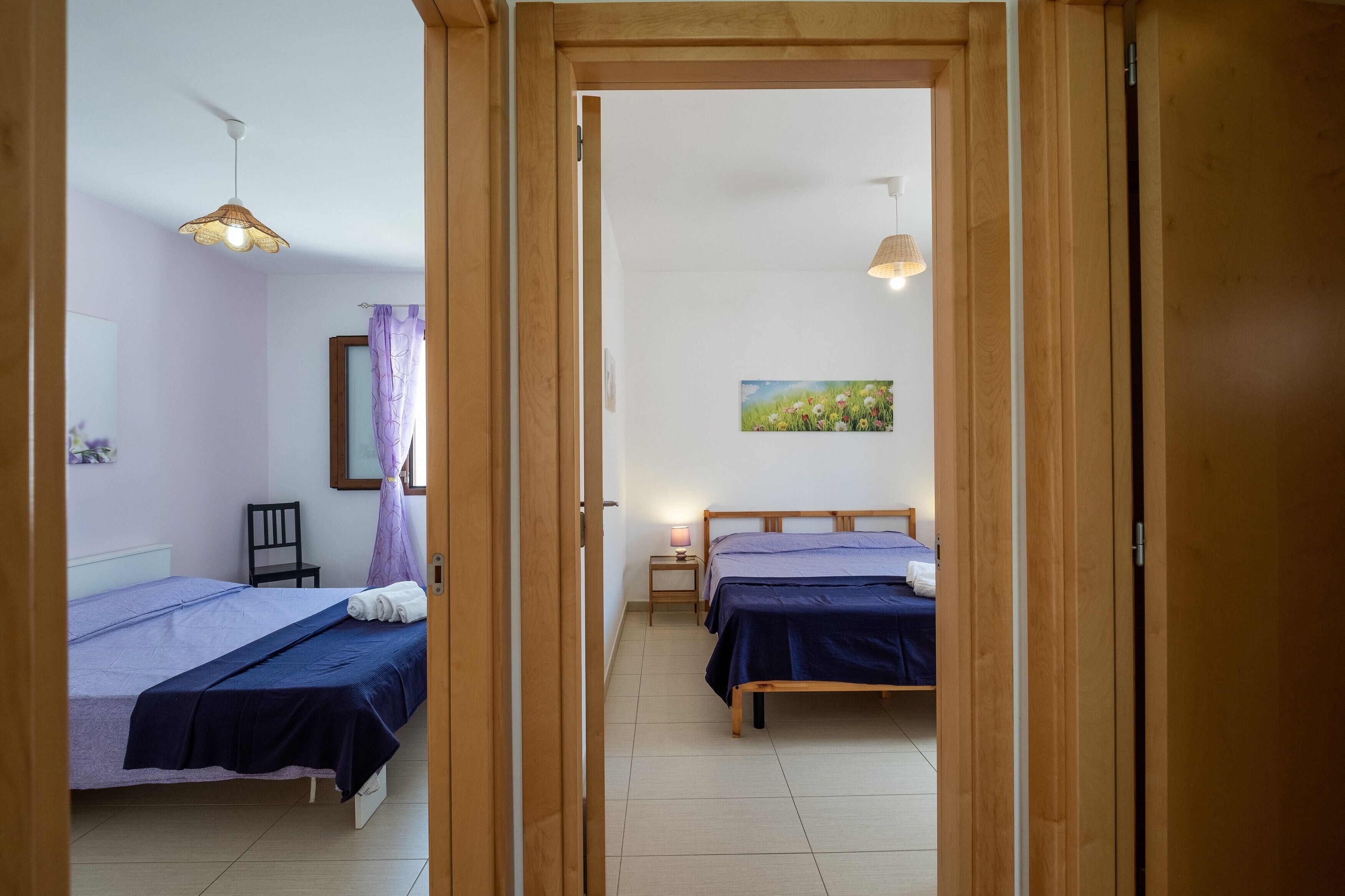 2 室のベッドルーム、WiFi、ベッドシーツ