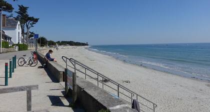 Appartement neuf 2-4 pers, terrasse et jardin, Ă 400m de la plage du Rohaliguen