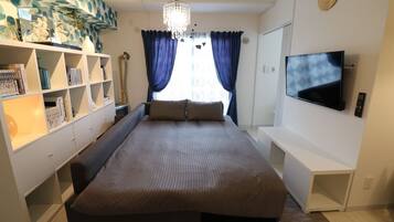 2 間睡房、熨斗/熨衫板、免費 Wi-Fi、床單