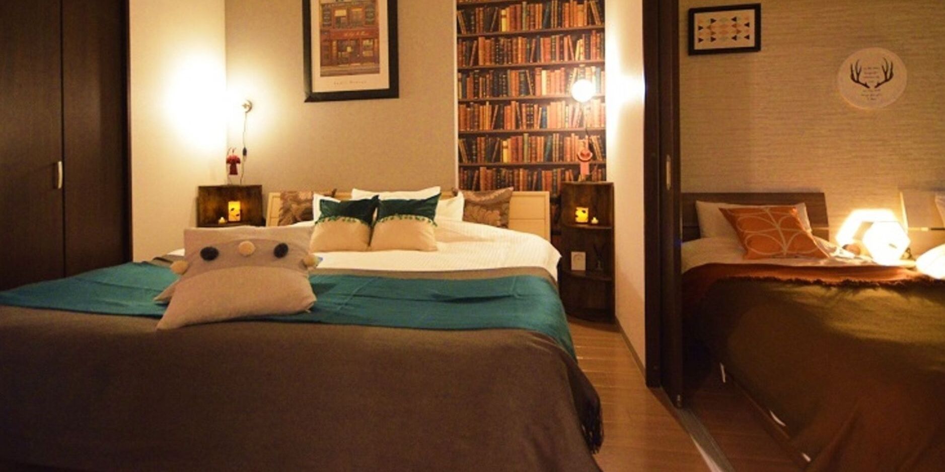 2 chambres, bureau, Wi-Fi gratuit, draps fournis