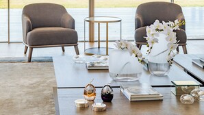 Villa presidencial | Minibar, caja de seguridad en la habitación, escritorio y wifi gratis