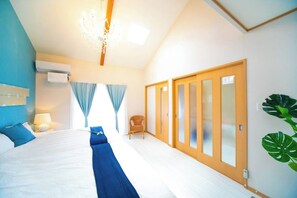 2 bedrooms, desk, iron/ironing board, free WiFi