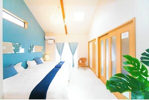 2 bedrooms, desk, iron/ironing board, free WiFi