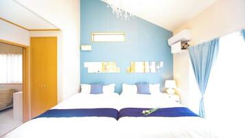 2 bedrooms, desk, iron/ironing board, free WiFi