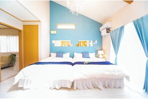 2 bedrooms, desk, iron/ironing board, free WiFi