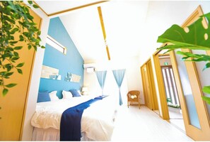 2 sovrum, skrivbord, strykjärn/strykbräda och gratis wi-fi