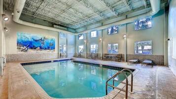 Indoor pool, a heated pool