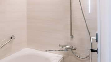 Hair dryer, towels