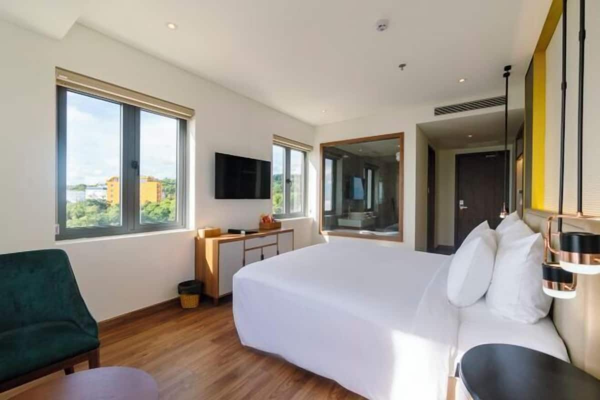 1 dormitorio, ropa de cama de alta calidad, minibar