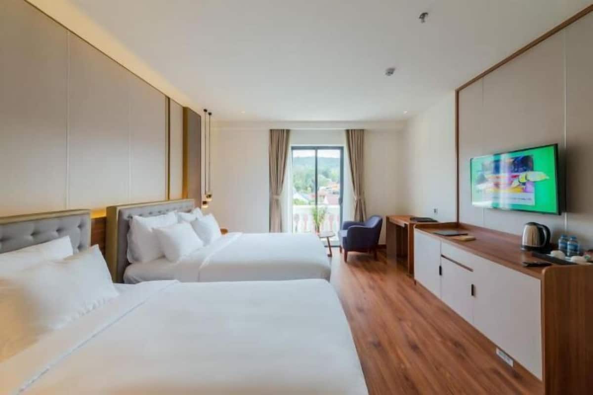 1 dormitorio, ropa de cama de alta calidad, minibar