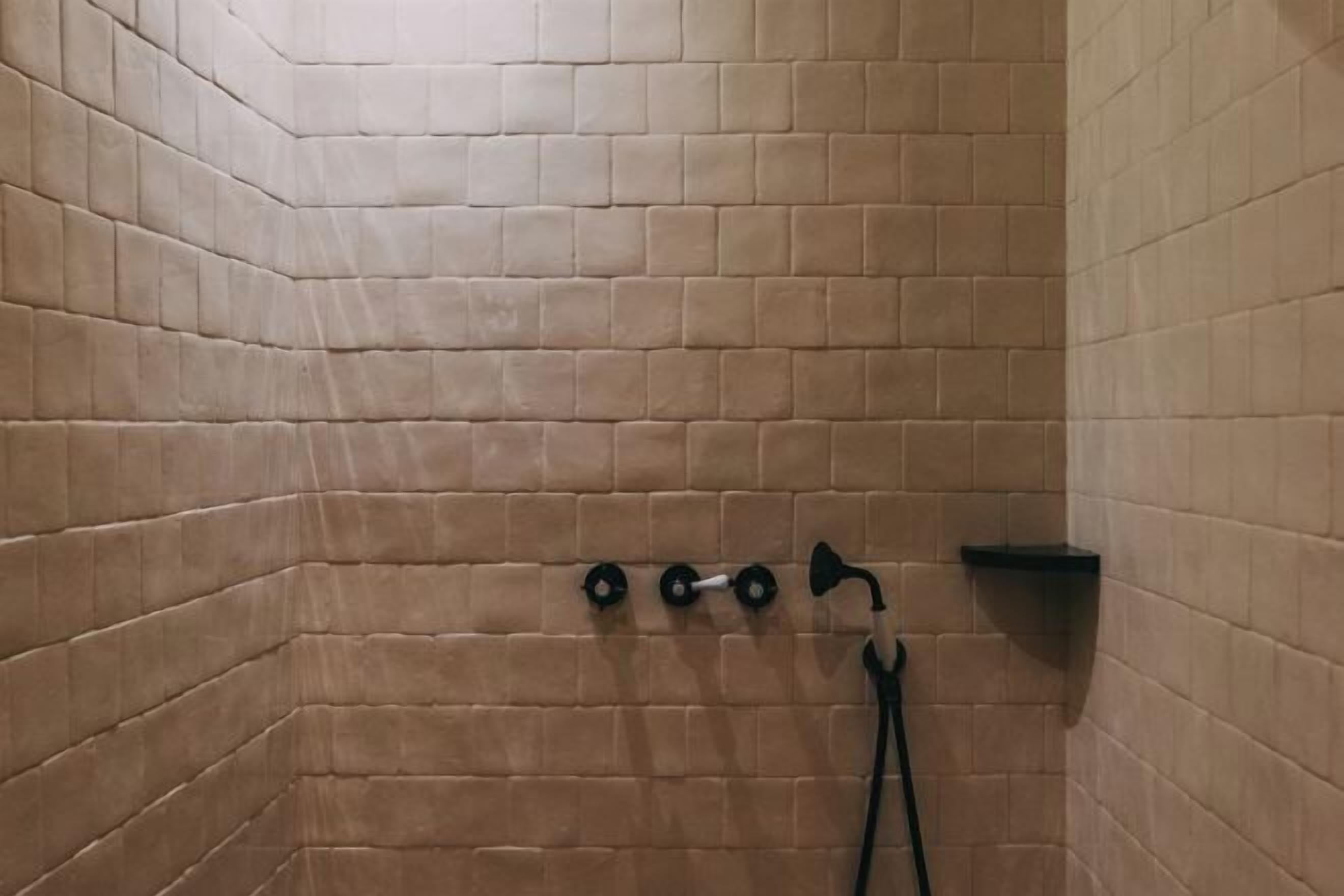 Bathrobes, slippers, towels, soap