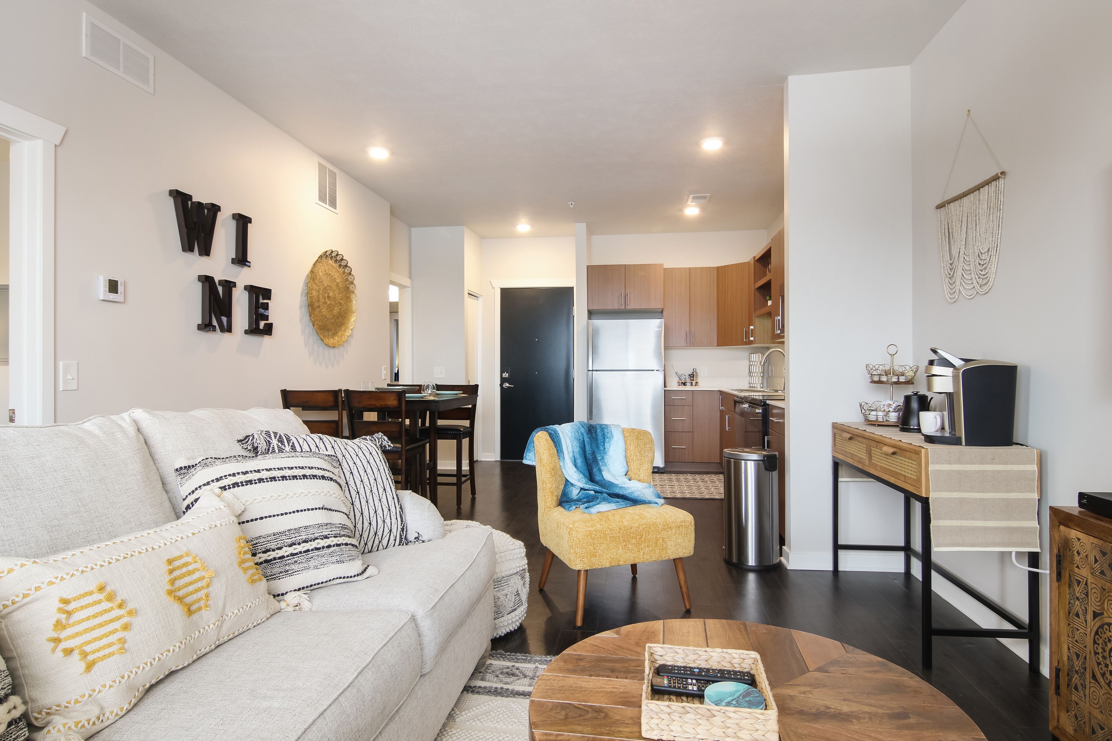 Located near all TC has to offer! Featuring a comp coffee bar & welcome gift.