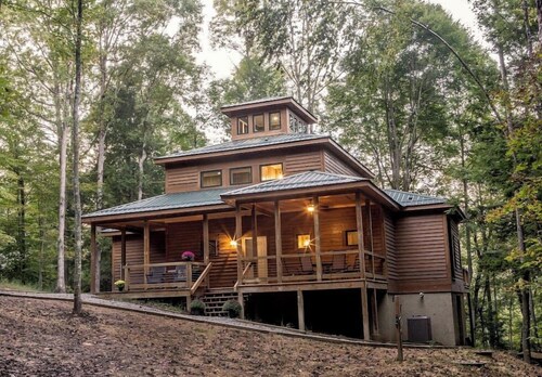 Camp McComas Decorated for Christmas National Park Access