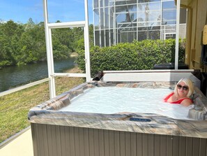 Idromassaggio all'aperto