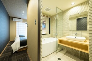 Hair dryer, towels