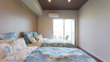 2 bedrooms, desk, iron/ironing board, free WiFi