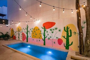 Piscine sur le toit