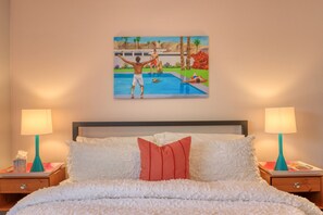 2 habitaciones, tabla de planchar con plancha, cuna de viaje y wifi 