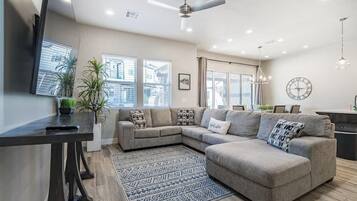 Smart TV, fireplace, offices