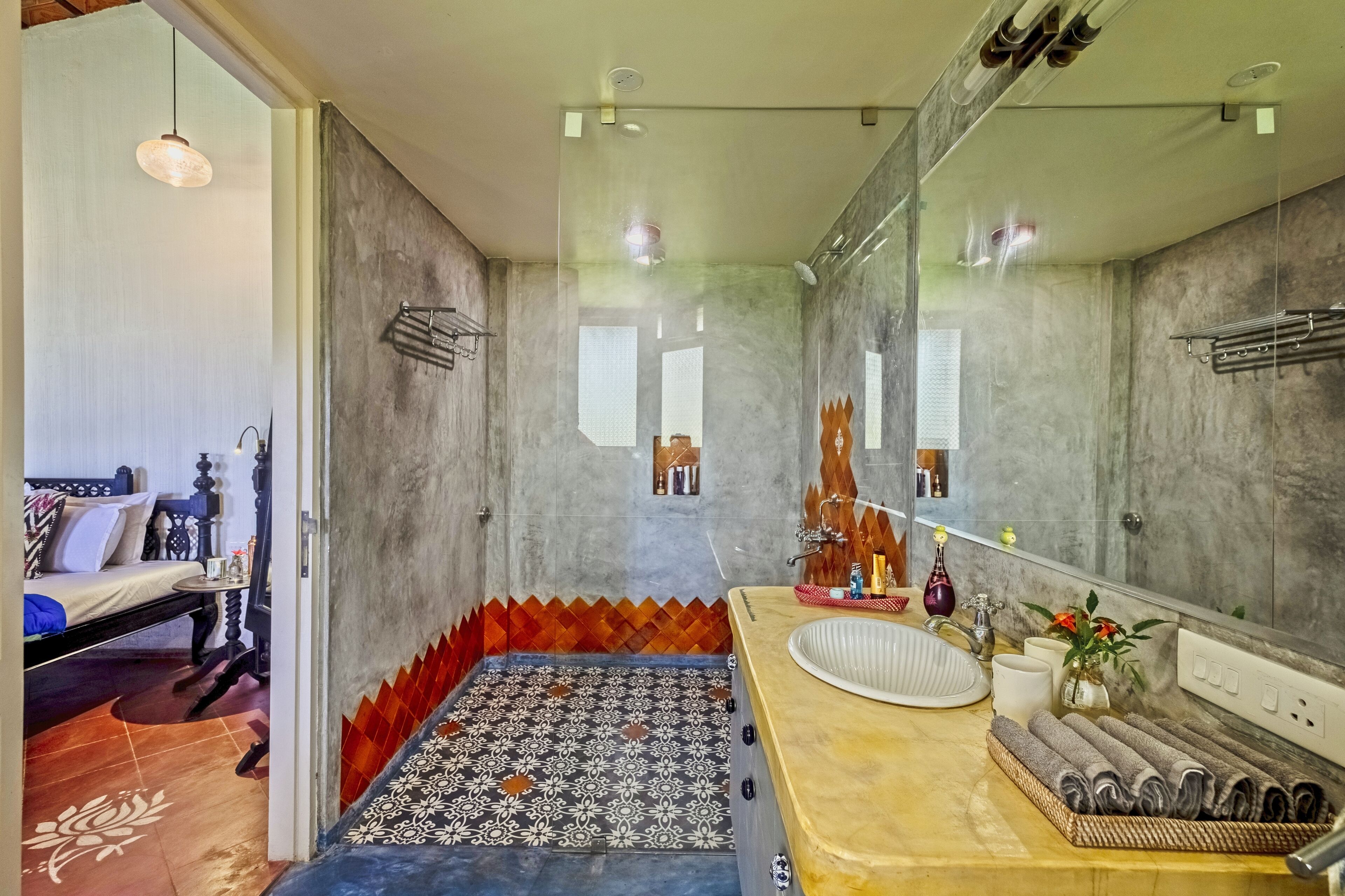 Cottage Room with pool at Anjuna, Goa