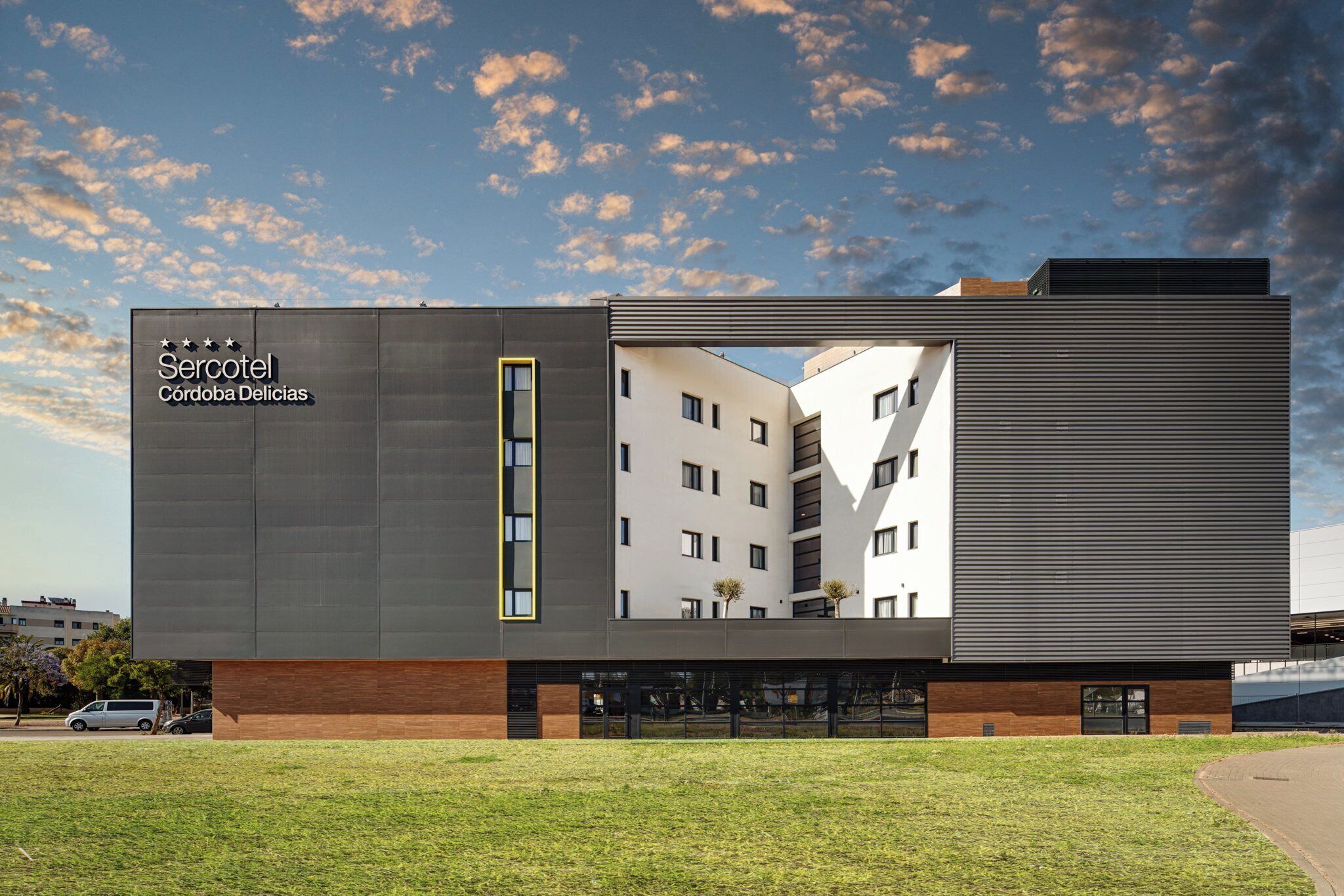 Voorkant van accommodatie